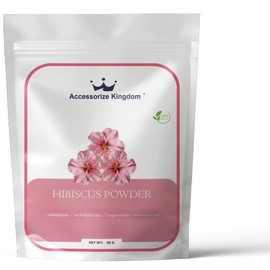 Accessorize Kingdom Hibiscus Herbal Powder for External Use – For DIY Face & Hair Packs | 1.7 oz (50g,)