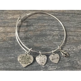 Infinity Collection - Best Friends Bracelet - Non-Tarnish, Premium Quality - Side By Side or Miles Apart, Friends are Close at Heart Giftable