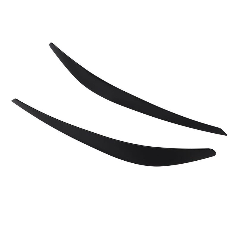 Black Headlight Eye Lid Cover Styling Trim Eyebrows Decoration Replacement