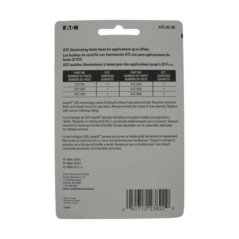 Bussmann ATC-ID-SK easyID Fuse Assortment Kit - 42 Piece