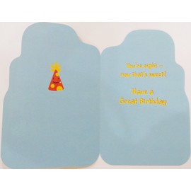 You're 8 - Now That's Sweet! Happy 8th Birthday Greeting Card - Eight Years Old Eighth (Unisex)