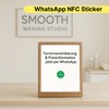 Whatsapp NFC Sticker Pack of 2 - Share Chat, Appointments