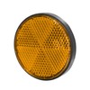 X AUTOHAUX 8 Pcs Round Screw on Safety Spoke Reflective