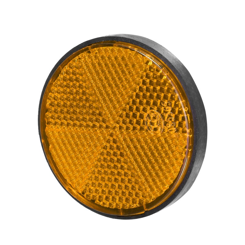 X AUTOHAUX 8 Pcs Round Screw on Safety Spoke Reflective