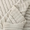 uxcell Cotton Cable Knit Throw Blanket Soft Throw Couch Covers