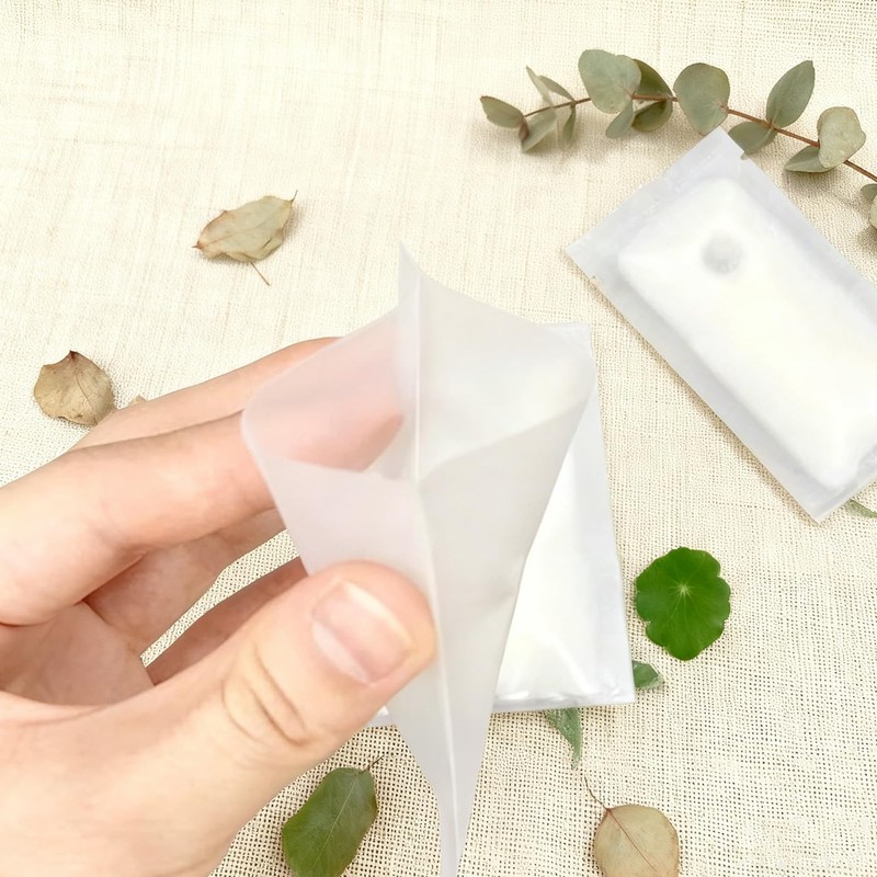 100pcs Leak Proof Travel Pouch Containers 7X9cm 10ml Individual Packing