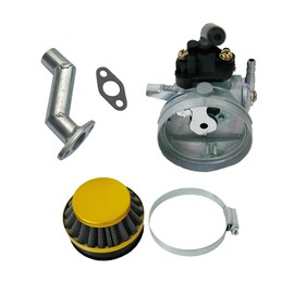 2 Stroke Carburetor Air Filter Kit for 49cc 50cc 60CC 66CC 70cc 80cc 2 Stroke Engine scooter Motorized Bicycle, Mini Pocket Bike, Quad Chopper ATV Yellow