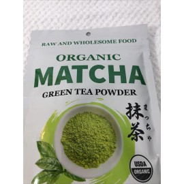 Sweet Heart Group Cherie Sweet Heart ORGANIC MATCHA Green Tea Powder 113.5g (4oz) Lattes Smoothies