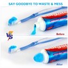 6 Pack Self Closing Toothpaste Cap,Toothpaste Cap Dispenser for Kids