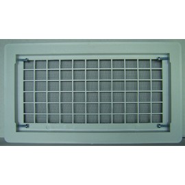 Witten Automatic Vent Bestvents 510WH Foundation Vent, 15-1/4 in W, Polypropylene, White