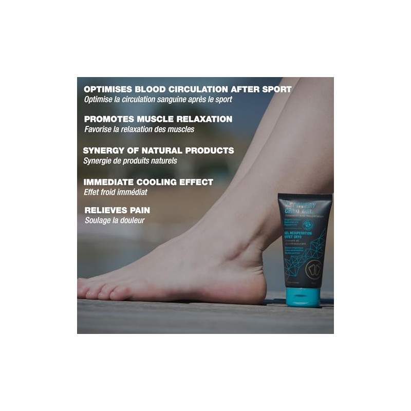 Sidas Crema de recuperación Unisex para Adultos con Efecto criogénico,