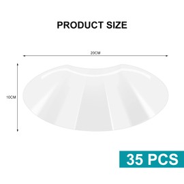 Pack of 35 Eye Protection Patch Shower Eye Protection Soft Clear Eye Mask Hairdressing Salon Supplies Suitable for Permanent Makeup Eyelash Extension Eye Surgery Post Care Protector