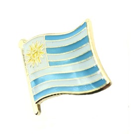 Uruguay South America Latin American Metal Country Flag Pin Badge