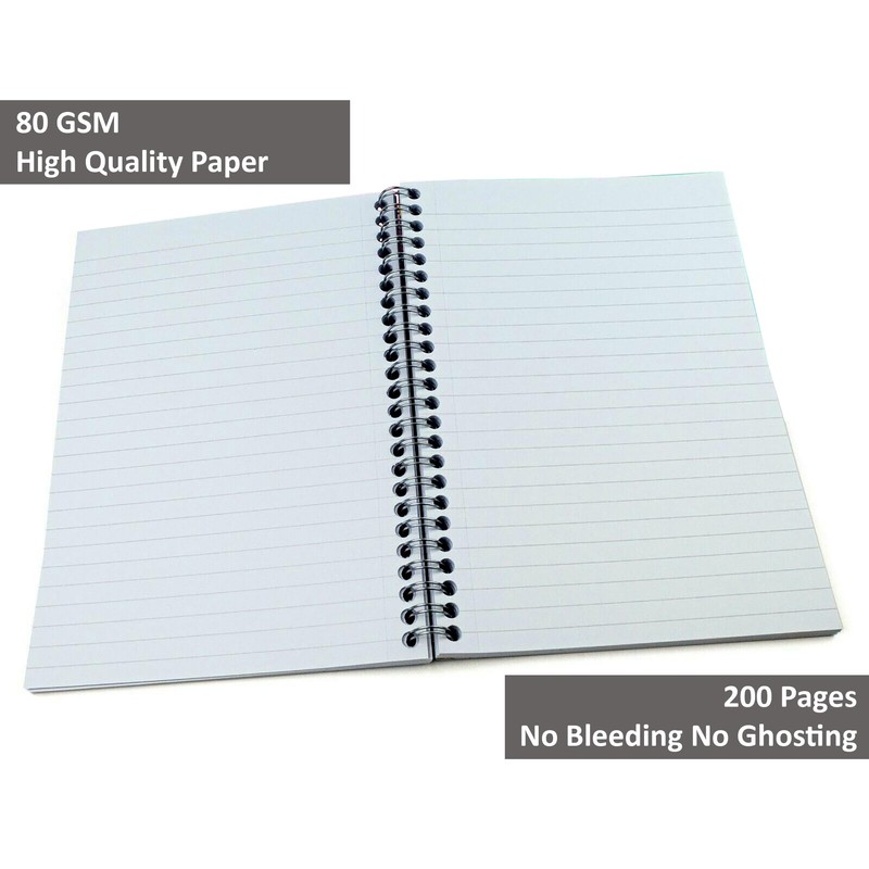 Pukka Pad Pastel A5 Wirebound Jotta Notebook Ruled 80gsm –