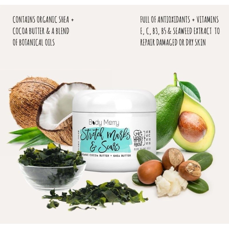 Body Merry Stretch Marks and Scars Defense Cream