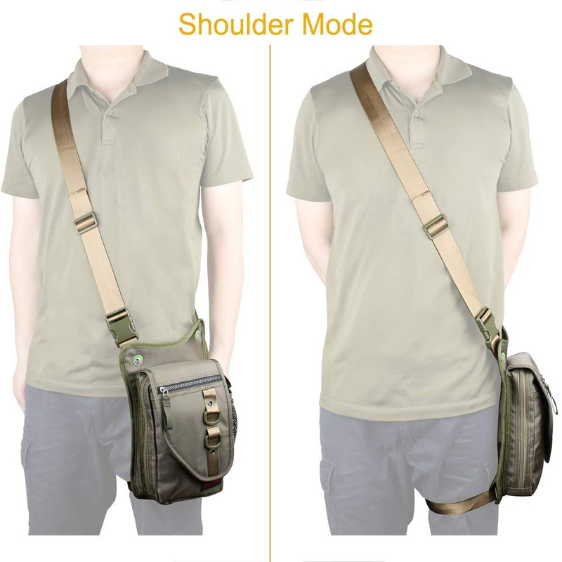 Thigh Bag, Larswon Leg Pouch Bag Thigh Pack Bag Tactical