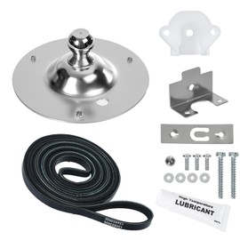 134503600 Dryer Belt & 5303281153 Dryer Drum Bearing Kit – Compatible with Frigidaire & Kenmore Dryers & White Westing House– Replaces AP2142648, PS459829, PS1148434, 134163400