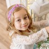 AMCAMI 1 Pack Rainbow Headband for Girls, Fashion Knotted Headband,
