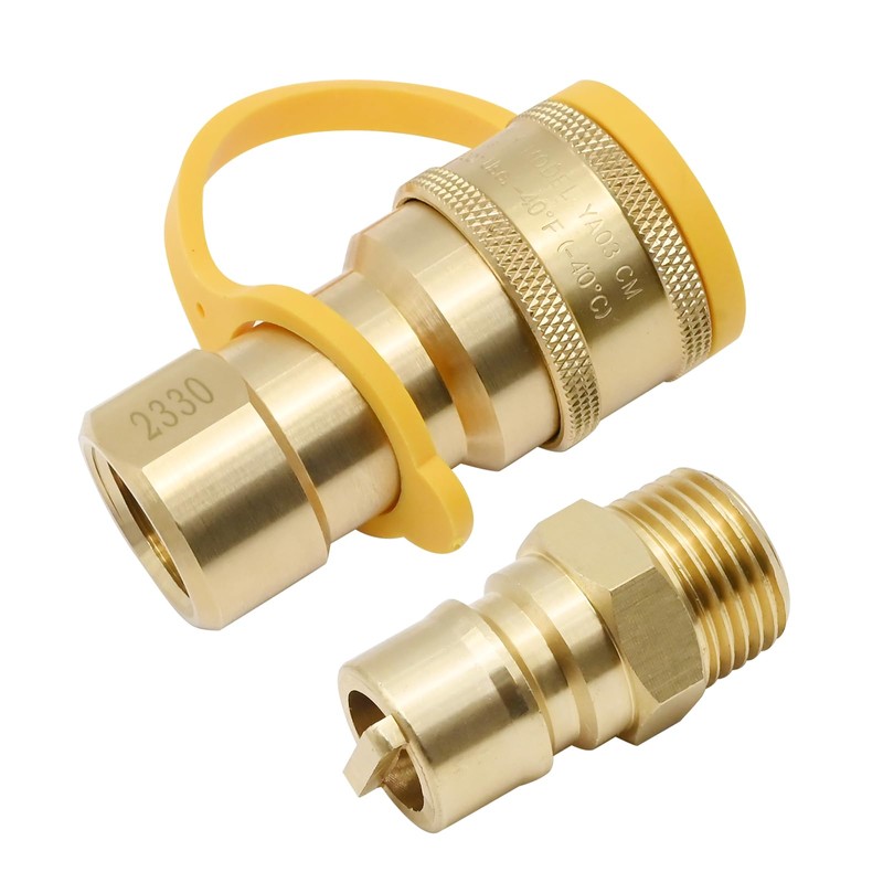 ZUDKSUY 1/2" Gas Quick Connect Kit, LP Gas Quick Connect