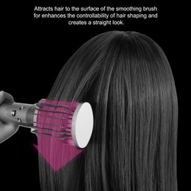 ZEPHBLOW Soft Smoothing Brush Replacment for Dyson Airwrap, Hair Stying Drying Comb for Fine Hair to Smoothing and Straight, Replacement Attachment for Part No.971891-05