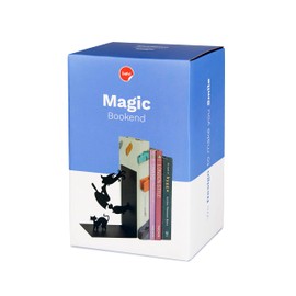 balvi Buchstütze Magic Farbe schwarz In Form Einer Hexe Aus Metall 17cm