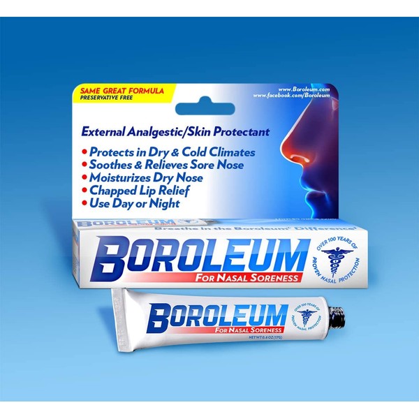 Boroleum for Nasal Soreness, 17 Grams, 3/5 Ounce Tube
