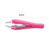 2pcs Professional Eyebrow Tweezers Automatically Retractable Stainless Steel Slant Tip