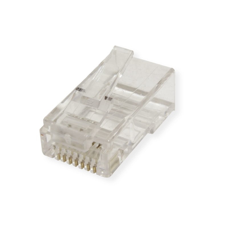 Value 21993064 Modular Plug Unshielded Cat6/6 a 100 Pcs Clear