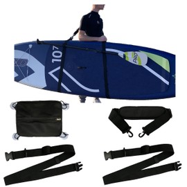 FIT 4 ME Deep Blue SUP Padded Shoulder Carry Strap for Paddleboards Surfboards Kayaks