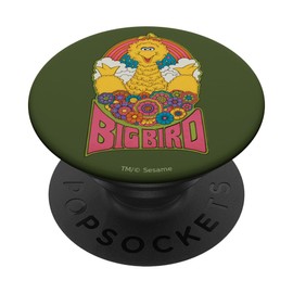 Sesame Street Psychedelic Big Bird PopSockets with Interchangeable PopGrip