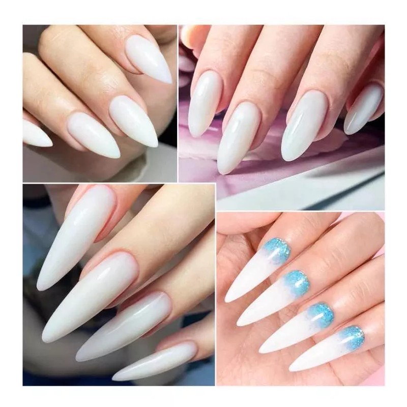 Miss Gel Polish Blanco Lechoso Uv Decoracion Uñas