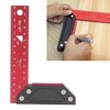 150mm Double 45 Degree Woodworking Angle Ruler L Measurements Ruler