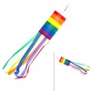 TUKNN Rainbow Windsock, Outdoor Windsock, Rainbow Windsocks, Colourful Hanging Decorations,