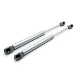 DOJA Barcelona Gas Strut | 60N | 2 Pack Gas Strut Absorbers | Shock Absorbers | Hydraulic Gas Spring for Kitchen Doors | Kitchen Cabinet, Bathroom, Office, Caravan, Caravan Bracket