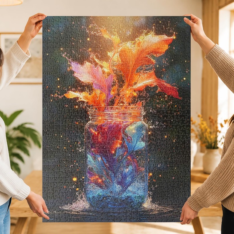 Luneko Jigsaw Puzzle per adulti, 1000 pezzi, sfida impossibile e