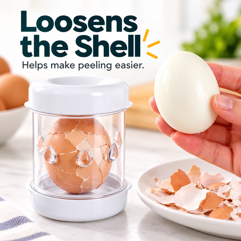 Hand Crank Egg Shell Opener for Kitchen Use – Manual