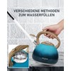 Poliviar Modern Kettle Induction Whistling Kettle Stainless Steel Tea Kettle
