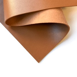 LeatherAA - Sábana de piel café argán auténtico: piel de cordero café natural auténtica para manualidades, costura y proyectos personalizados (aceite de argán, café, 20 x 25 cm)