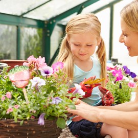 Vesici 4 Pcs Strawberry Watering Globes for Plant Self Top-Fill Watering Planter Insert Large Glass Bulb Waterer for Travel Vacation Indoor Outdoor Plants