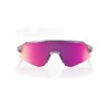 100% Slendale XS Sunglasses - Polished Translucent Grey; Purple Multilayer