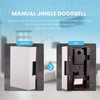 220V Wired Doorbell Manual Ding Bell Chime for Home Hotel