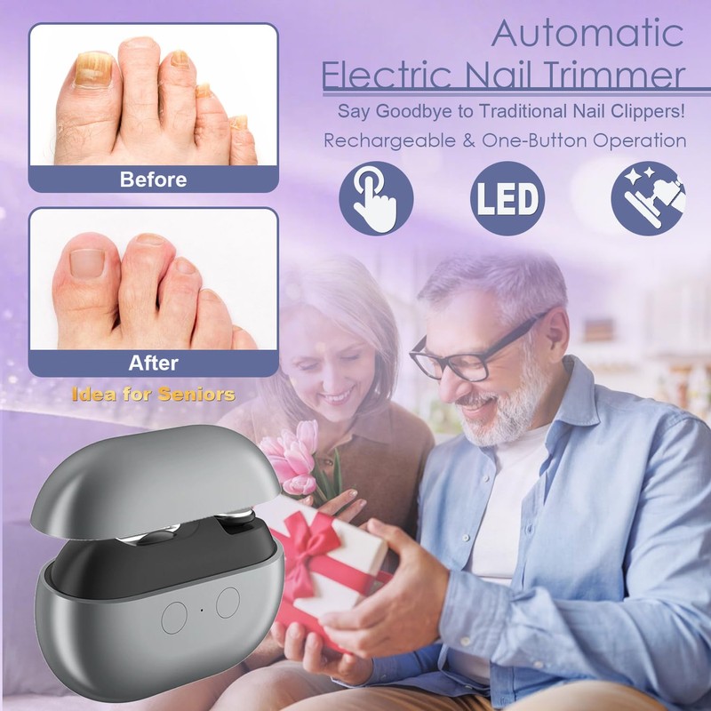 Electric Nail Clipper, 3 in 1 Electric Nail Clippers for