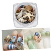 Ipetboom Elegant Sea Shell Nail Art Decorations Set 3D Shell
