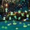 U-Zimikee 130 Pcs Glow-in-The-Dark Mini Resin Animals 25 Styles Tiny