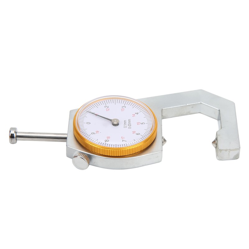 Thickness Gauge Micrometer Meter Cone Head 0‑20mm 0.1mm Resolution Measuring
