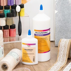 Craft Glue 250ml Dries Transparent Solvent Free Water Based Craft Glue Suitable for Children