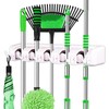 Broom Holder Wall Mount - Mop and Broom Hanger Holder