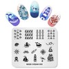 Alexnailart Nail Art Stamping Plates Image Template Stencils Manicure Ocean