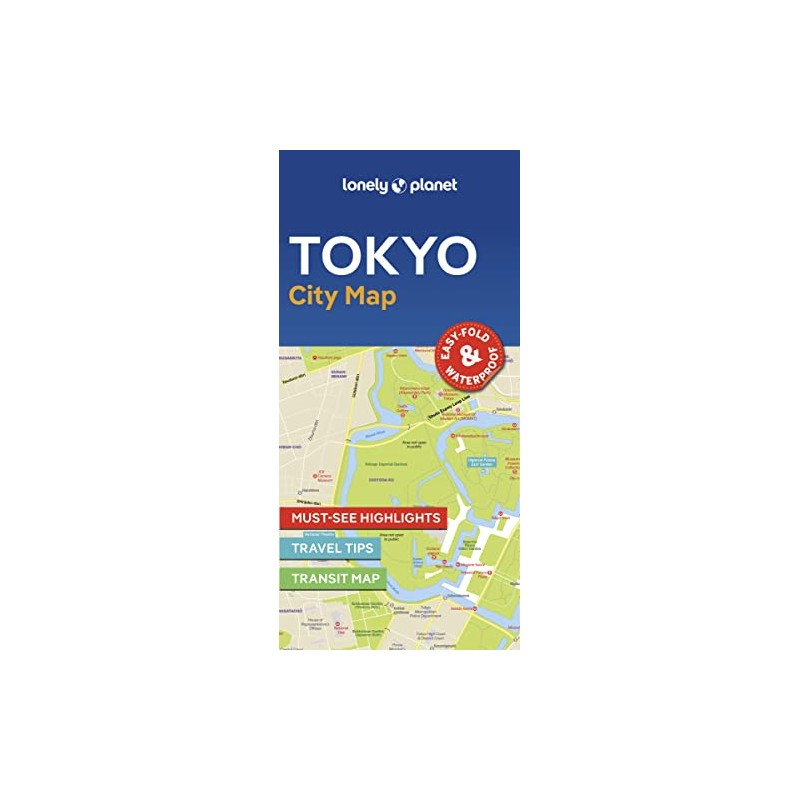 Lonely Planet Tokyo City Map