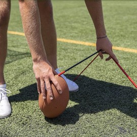 Football Kicking Tee, Metal Football Holder, Football Kicking Stand for Football Training Practice, Tee Stand Holder for Field Goal Kicks & Placekickers, Extra Point Kicking Tee for Any Size Football